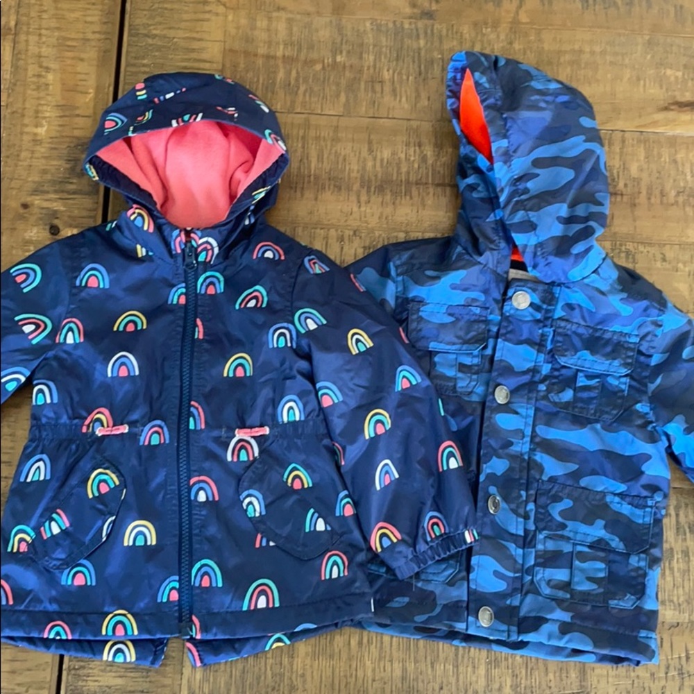 TWINS? Carter’s size 18 month jackets NWOT